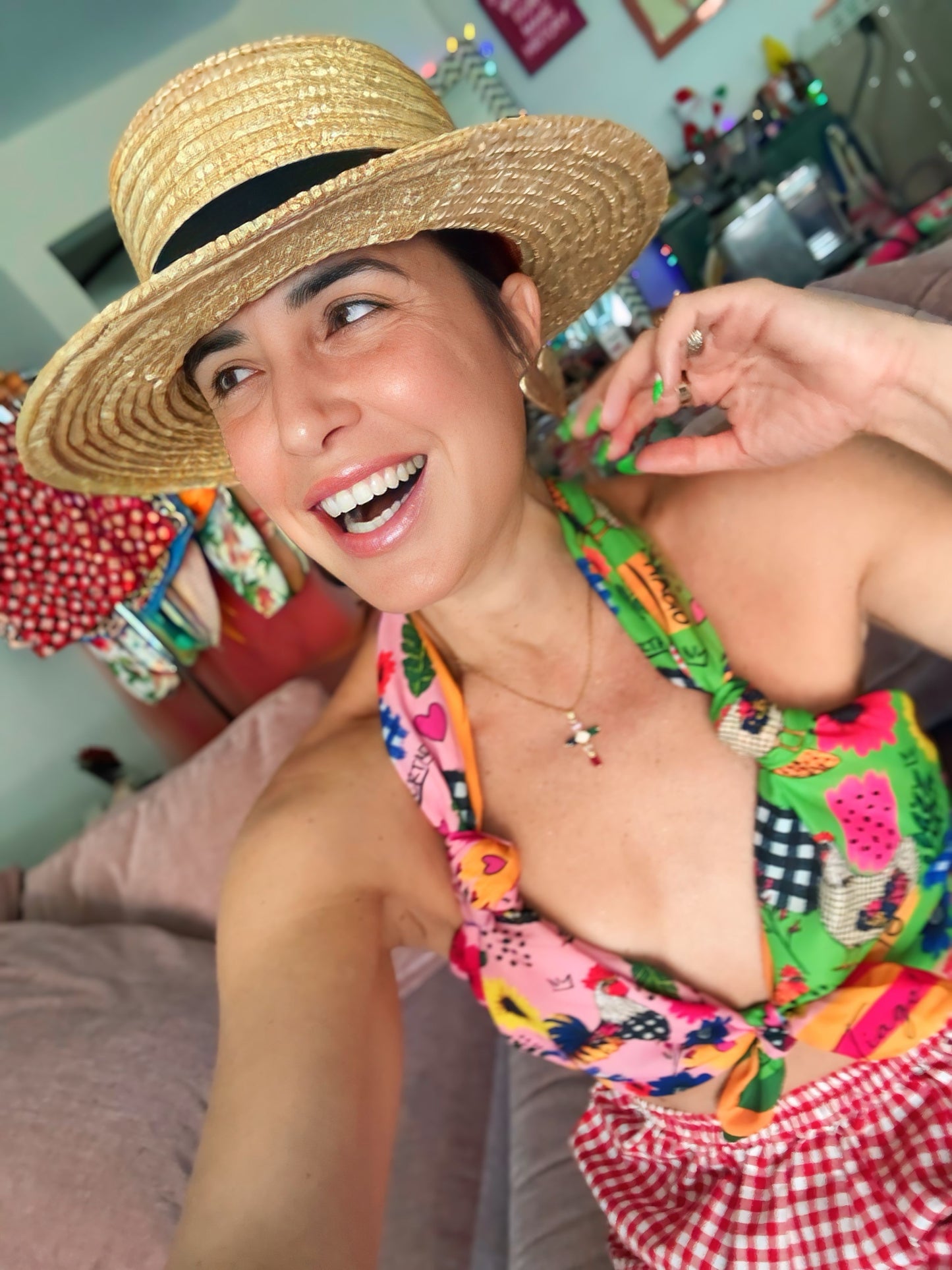 Bandana Corozal me Crió☀️🐓🌈