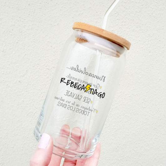 Rebeca⚡️Tiago Glass Cup